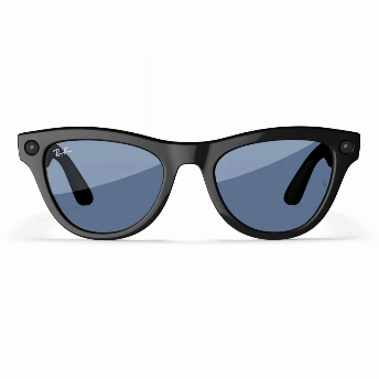Очки Ray-Ban Skyler Shiny Black Cerullean Blue, 150 52 Size