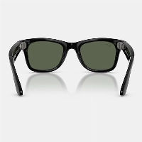 Очки Ray-Ban Wayfarer Shiny Black G15 Green, 150 50 Size