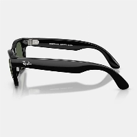 Очки Ray-Ban Wayfarer Shiny Black G15 Green, 150 50 Size