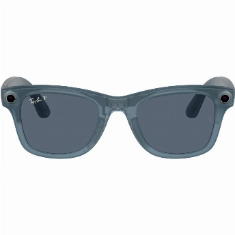 Очки Ray-Ban Wayfarer Matte Jeans Polar Dusty Blue, 150 50 Size
