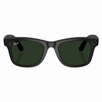 Очки Ray-Ban Wayfarer Matte Black Transitions Graphite Green, 150 50 Size