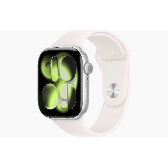 Умные часы Apple Watch Series 11 42 мм, S/M 130-200 мм, Silver Aluminum Case, Light Blush Sport Band