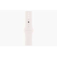 Apple Watch Series 11 42 мм, S/M 130-200 мм, Silver Aluminum Case, Light Blush Sport Band