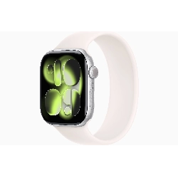 Умные часы Apple Watch Series 11 42 мм, Silver Aluminum Case, Light Blush Solo Loop