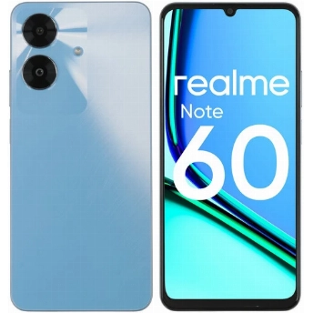Смартфон Realme Note 60, 6/128 GB, Blue, голубой