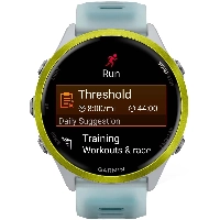 Умные часы Garmin Forerunner 570, 47 мм, Amp Yellow/Translucent Whitestone/ Turquoise (010-02971-01)