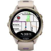 Умные часы Garmin Forerunner 970, 47 мм, Soft Gold / Translucent Indigo (010-02969-12)