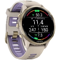 Умные часы Garmin Forerunner 970, 47 мм, Soft Gold / Translucent Indigo (010-02969-12)