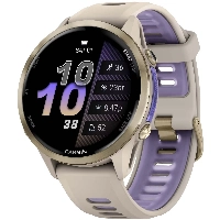 Умные часы Garmin Forerunner 970, 47 мм, Soft Gold / Translucent Indigo (010-02969-12)