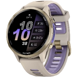Умные часы Garmin Forerunner 970, 47 мм, Soft Gold / Translucent Indigo (010-02969-12)