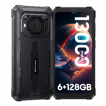 Смартфон Blackview BV6200 Pro, 6/128 ГБ, Black, черный