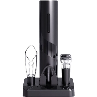 Электрический штопор с набором аксессуаров для вина 5 в 1 Circle Joy Darth Vader CJ-TZ08, Black, черный