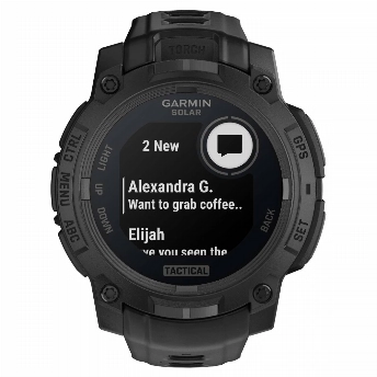 Умные часы Garmin Instinct 3 45mm, Solar Tactical Edition Black 0100293450