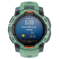 Умные часы Garmin Instinct 3 45mm, AMOLED Neo Tropic, зеленый 0100293601