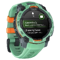 Умные часы Garmin Instinct 3 45mm, AMOLED Neo Tropic, зеленый 0100293601