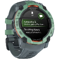 Умные часы Garmin Instinct 3 50mm, AMOLED Neo Tropic / Twilight, зеленый 0100302001