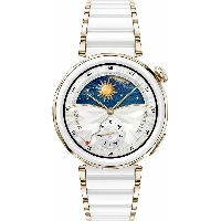 Умные часы Huawei Watch GT 5 Pro, 42 мм, JNA-B29, Ceramic White, белый