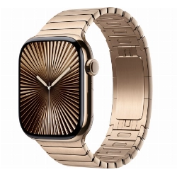 Apple Watch Series 10 46 мм, Gold Titanium Case, Gold Link Bracelet