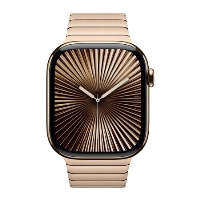 Apple Watch Series 10 46 мм, Gold Titanium Case, Gold Link Bracelet
