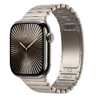Apple Watch Series 10 46 мм, Natural Titanium Case, Natural Link Bracelet