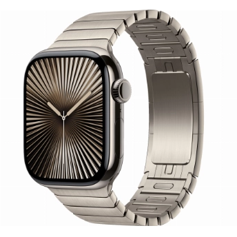 Apple Watch Series 10 46 мм, Natural Titanium Case, Natural Link Bracelet
