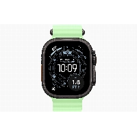 Apple Watch Ultra 3 49mm Black Titanium Neon Green Ocean Band