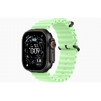 Apple Watch Ultra 3 49mm Black Titanium Neon Green Ocean Band