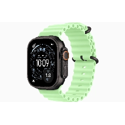 Apple Watch Ultra 3 49mm Black Titanium Neon Green Ocean Band