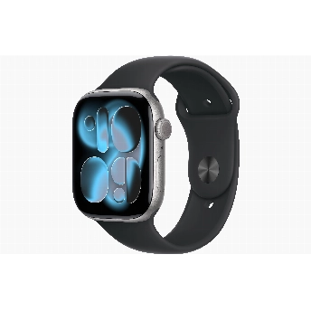 Умные часы Apple Watch Series 11 42 мм, S/M 130-200 мм, Space Gray Aluminum Case, Black Sport Band