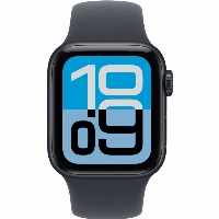 Apple Watch SE 3 44mm Midnight Aluminum Case with Midnight Sport Band (S/M)