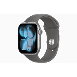 Умные часы Apple Watch Series 11 46 мм, S/M 130-200 мм, Space Gray Aluminum Case, Stone Gray Sport Band