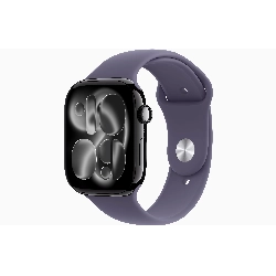 Умные часы Apple Watch Series 11 46мм, S/M 130-200 мм, Jet Black Aluminum Case, Purple Fog Sport Band