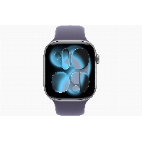 Apple Watch Series 11 46 мм, S/M 130-200 мм, Space Gray Aluminum Case, Purple Fog Sport Band