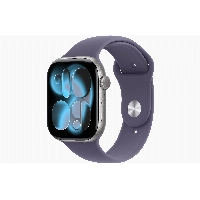 Apple Watch Series 11 46 мм, S/M 130-200 мм, Space Gray Aluminum Case, Purple Fog Sport Band