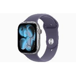 Умные часы Apple Watch Series 11 46 мм, M/L 140–245, Space Gray Aluminum Case, Purple Fog Sport Band
