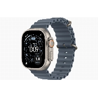 Apple Watch Ultra 3 49mm Natural Titanium Anchor Blue Ocean Band