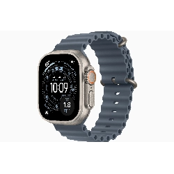 Apple Watch Ultra 3 49mm Natural Titanium Anchor Blue Ocean Band