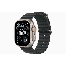 Apple Watch Ultra 3 49mm Natural Titanium Black Ocean Band