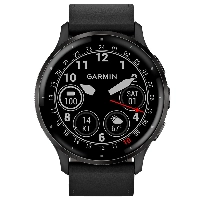 Умные часы Garmin Venu 3, Black Case and Leather Band (010-02784-52)