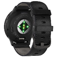 Умные часы Garmin Venu 3, Black Case and Leather Band (010-02784-52)