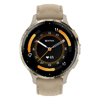 Умные часы Garmin VENU 3S, Soft Gold French Gray Leather Band (010-02785-55)