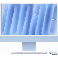 Apple iMac 24 Retina 4,5K, M4 (10C CPU, 10C GPU, 2024), 32 GB, 2048 GB SSD, (Z1K50000M), Blue, голубой