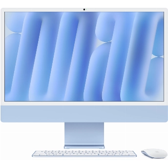 Apple iMac 24 Retina 4,5K, M4 (10C CPU, 10C GPU, 2024), 32 GB, 2048 GB SSD, (Z1K50000M), Blue, голубой