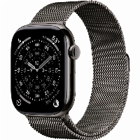 Apple Watch Series 11 42 мм, Slate Titanium Case, Slate Milanese Loop