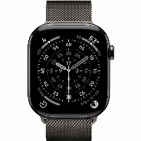 Apple Watch Series 11 42 мм, Slate Titanium Case, Slate Milanese Loop