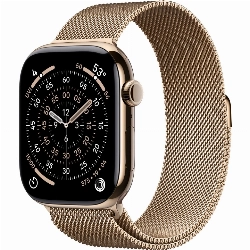 Умные часы Apple Watch Series 11 42 мм, Gold Titanium Case, Gold Milanese Loop