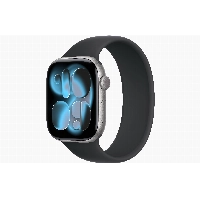 Apple Watch Series 11 46 мм, Space Gray Aluminum Case, Black Solo Loop