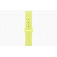 Apple Watch Series 11 46 мм, M/L 140–245 мм, Jet Black Aluminum Case, Neon Yellow Sport Band