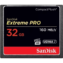 Карта памяти SanDisk Extreme Pro CompactFlash UDMA 7 32 ГБ SDCFXPS-032G-X46