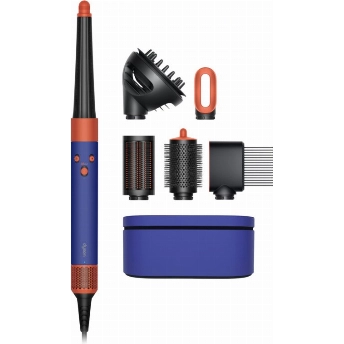 Стайлер Dyson Airwrap Complete HS08 Long Diffuse, Vinca Blue/Topaz Orange + кейс